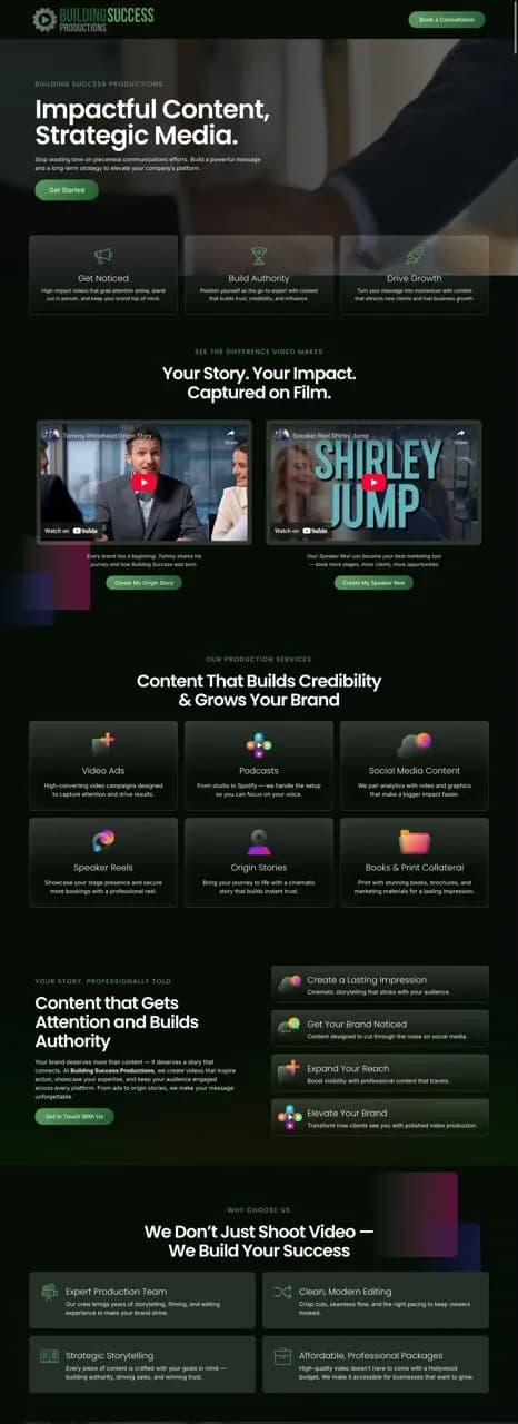 Building Success Productions