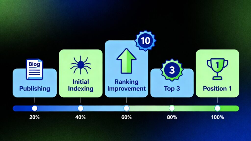 Blog Ranking Timeline From Launch To Position 1 Large