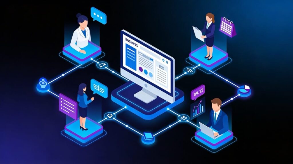 Automated Small Business Website with Digital Assistants