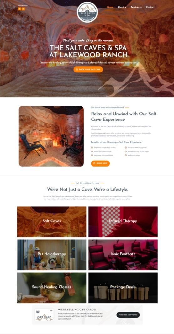 Professional Salt Cave Web Design